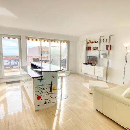 Le Clair Golfe-juan - T2 Terrasse Vue Parking Prive Wifi - Limestay *