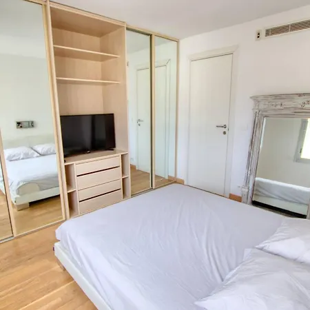 Le Clair Golfe-juan - T2 Terrasse Vue Parking Prive Wifi - Limestay Apartment Vallauris
